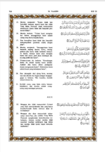 Surah Yasin Latin Terjemahan Indonesia - Ilmiupdates